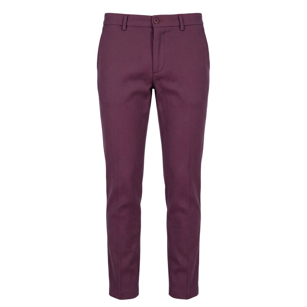 Pantalon homme Trussardi Jeans en coton rouge