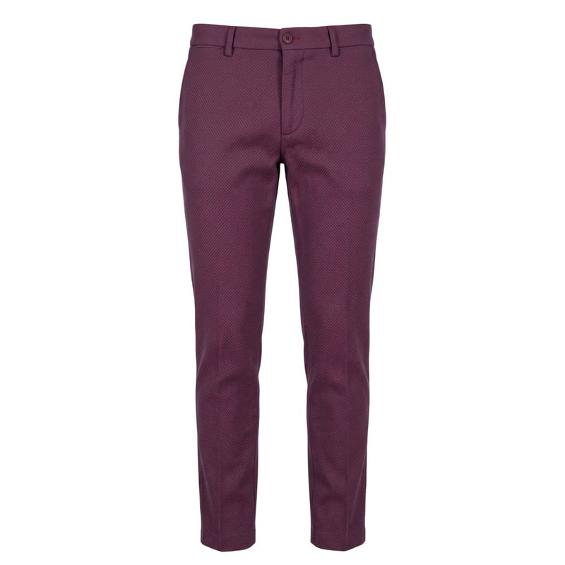 Trussardi Jeans Red Cotton Men Pants