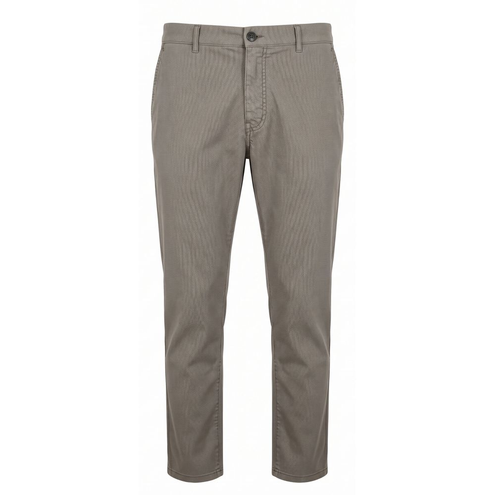 Pantalon gris en coton pour homme Trussardi Jeans