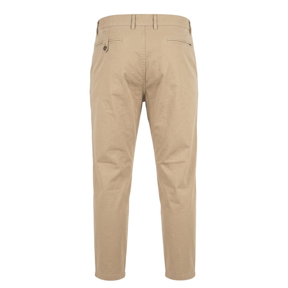 Pantalon en coton beige pour homme Trussardi Jeans