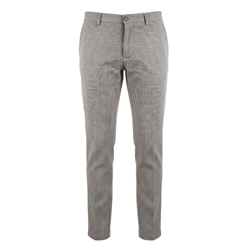 Pantalon Homme en Lin Marron Trussardi Jeans