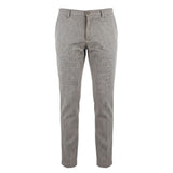 Pantalon Homme en Lin Marron Trussardi Jeans