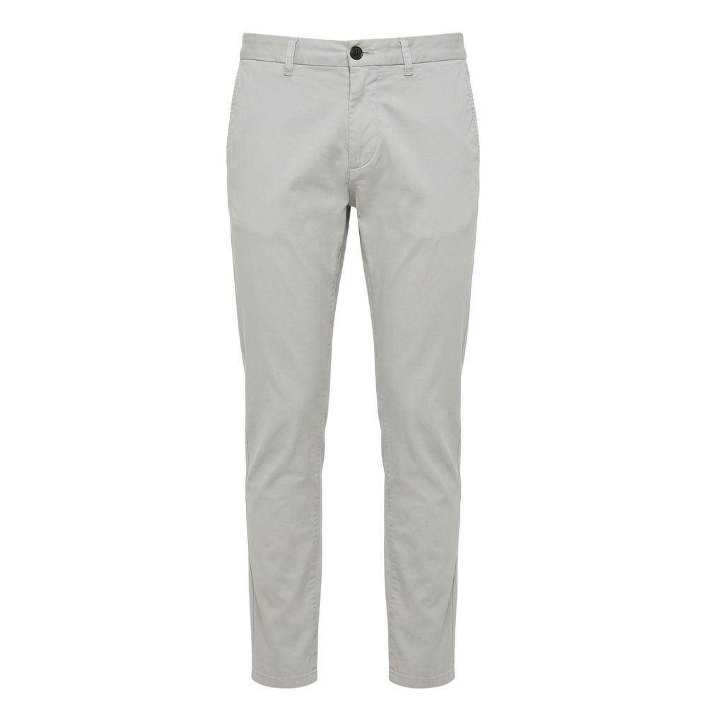 Pantalon Homme en Coton Gris Trussardi Jeans