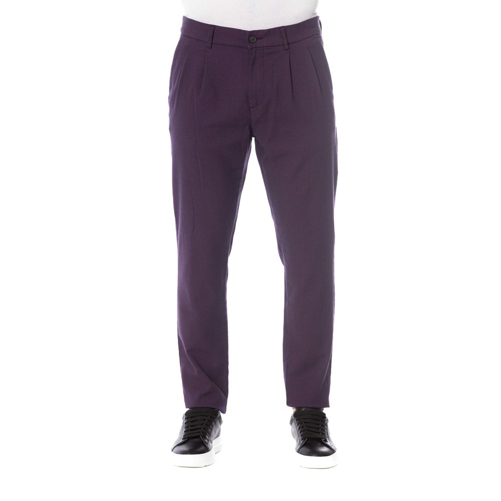 Pantalon rouge en coton pour homme Trussardi Jeans