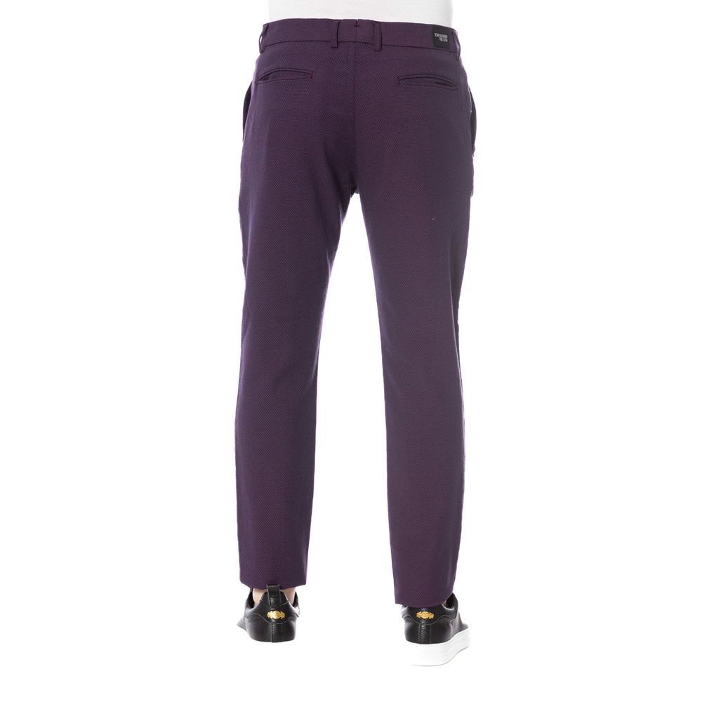 Pantalon rouge en coton pour homme Trussardi Jeans