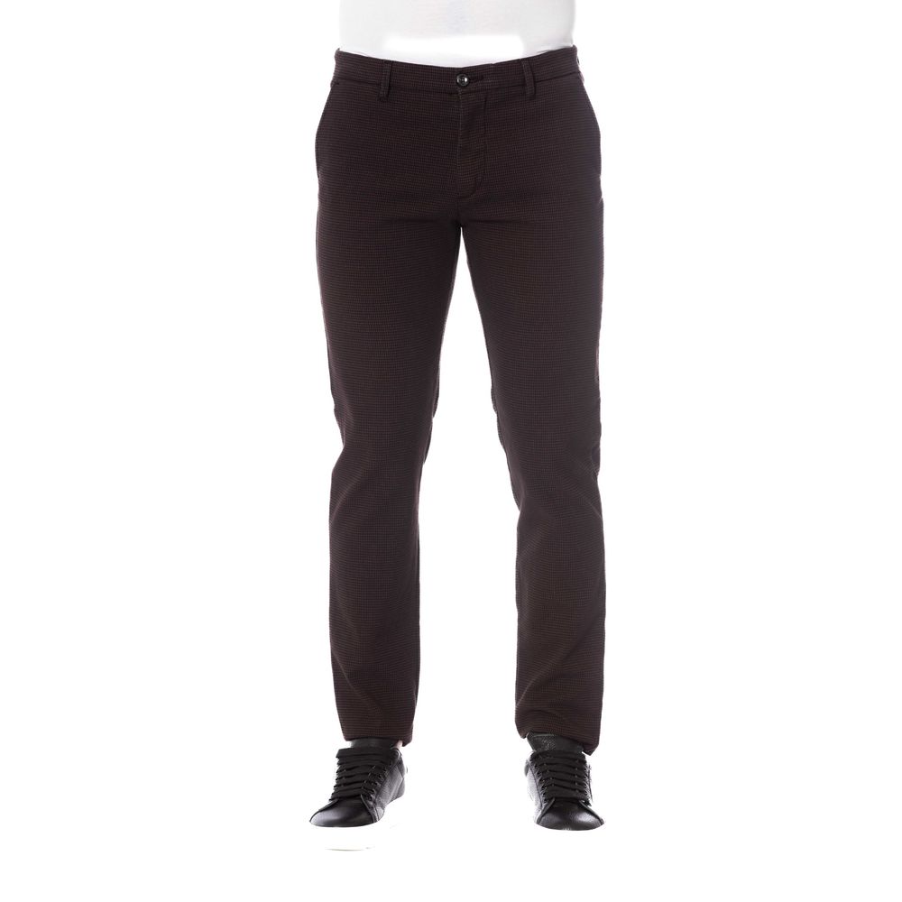 Pantalon homme Trussardi Jeans en coton marron
