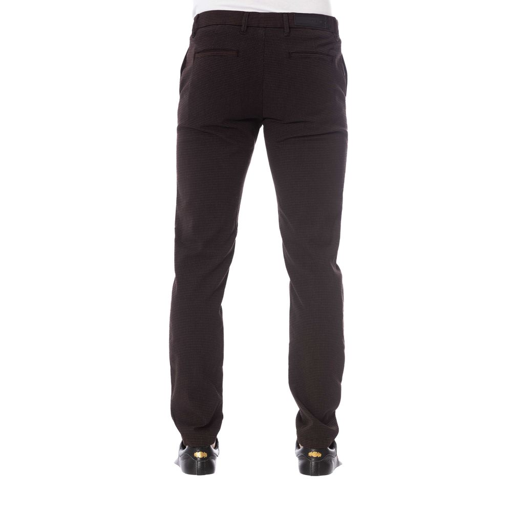 Pantalon homme Trussardi Jeans en coton marron