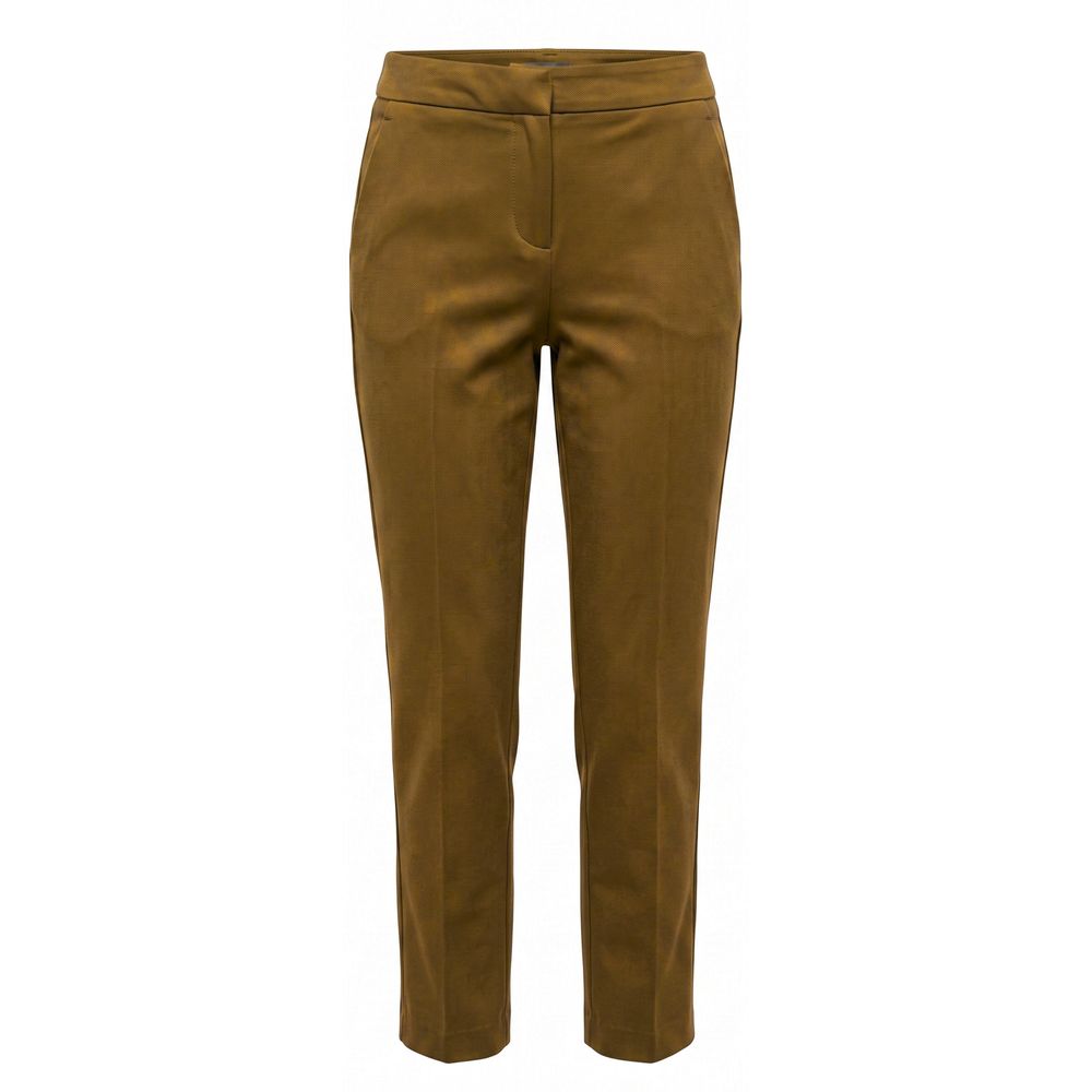 Pantalon en coton marron femme Trussardi