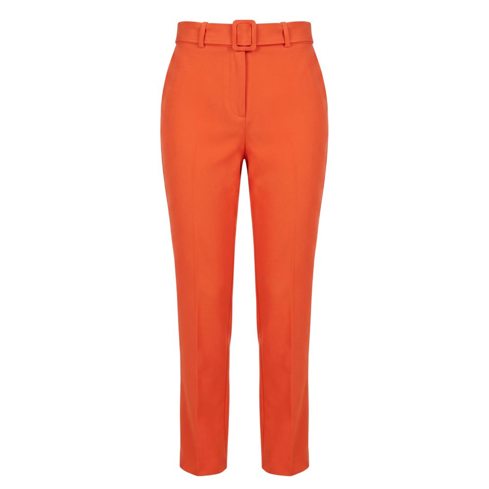 Pantalon femme Trussardi orange en viscose