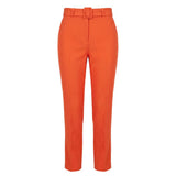 Pantalon femme Trussardi orange en viscose