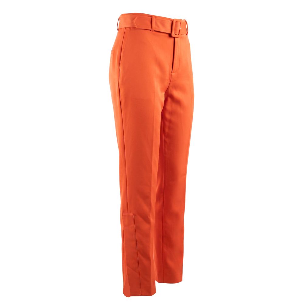 Pantalon femme Trussardi orange en viscose