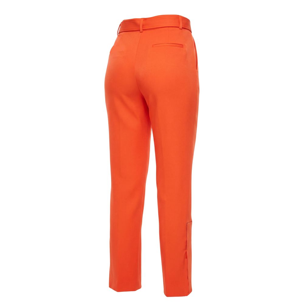 Pantalon femme Trussardi orange en viscose