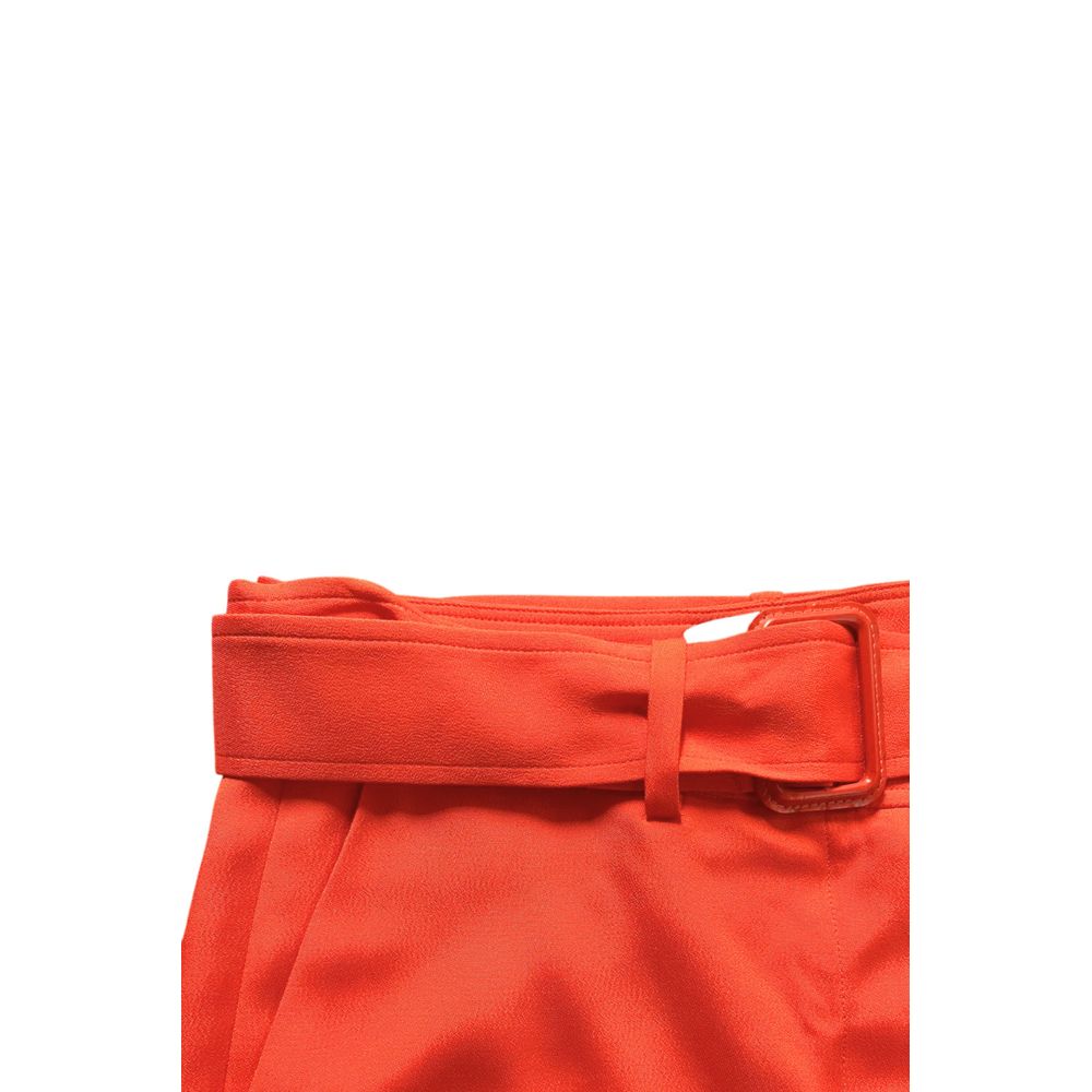 Pantalon femme Trussardi orange en viscose