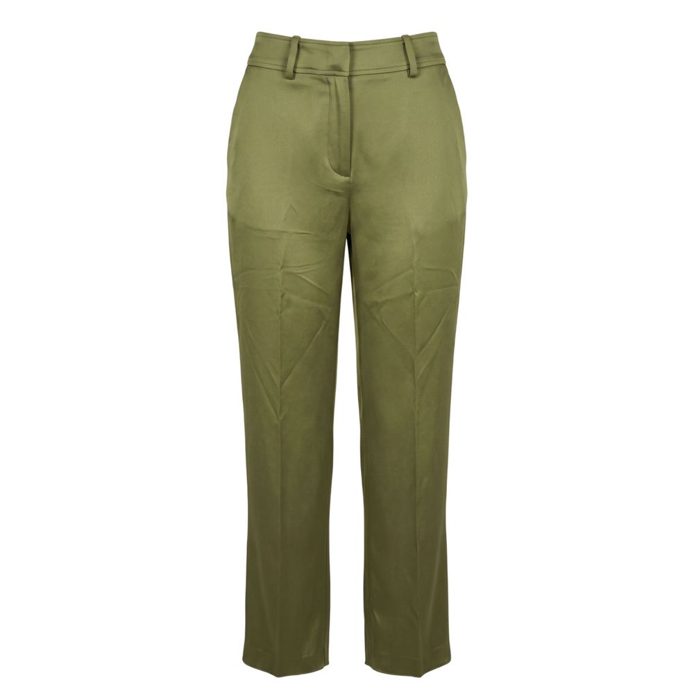 Trussardi Pantalon Femme Vert Viscose