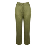Trussardi Pantalon Femme Vert Viscose