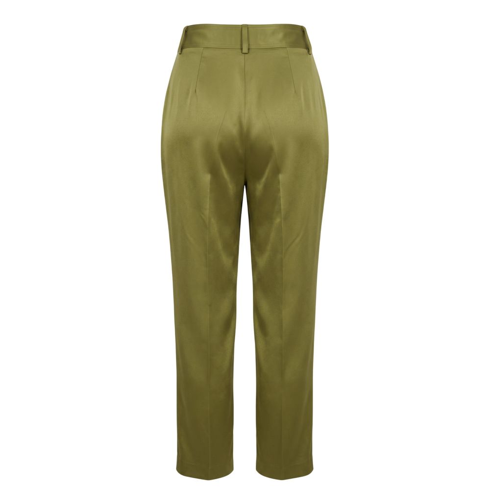 Trussardi Pantalon Femme Vert Viscose