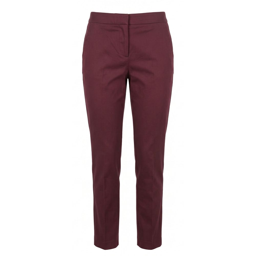 Pantalon Trussardi Rouge Coton Femme