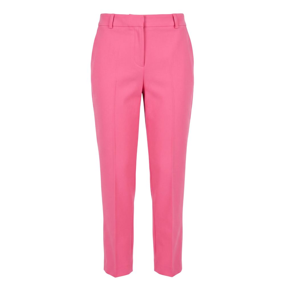 Pantalon en laine rose Trussardi pour femme