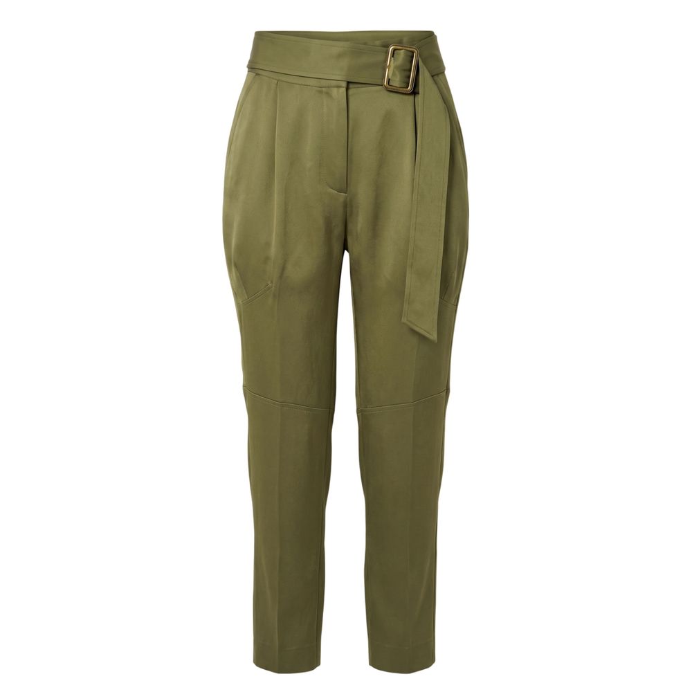 Pantalon Femme Trussardi Vert Viscose