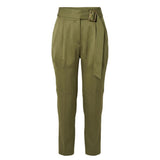 Pantalon Femme Trussardi Vert Viscose