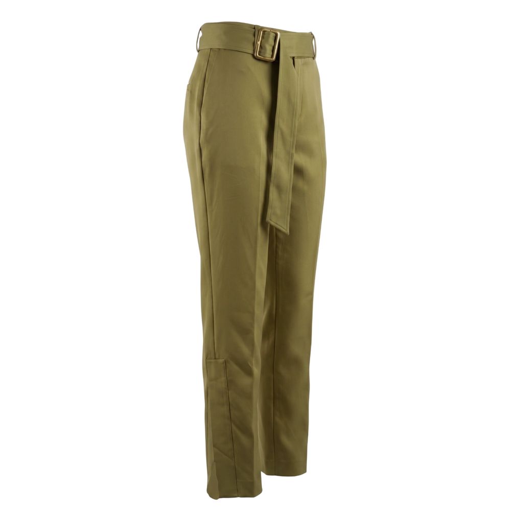 Pantalon Femme Trussardi Vert Viscose