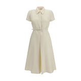 Robe décontractée Fendi en laine beige Oves Aries