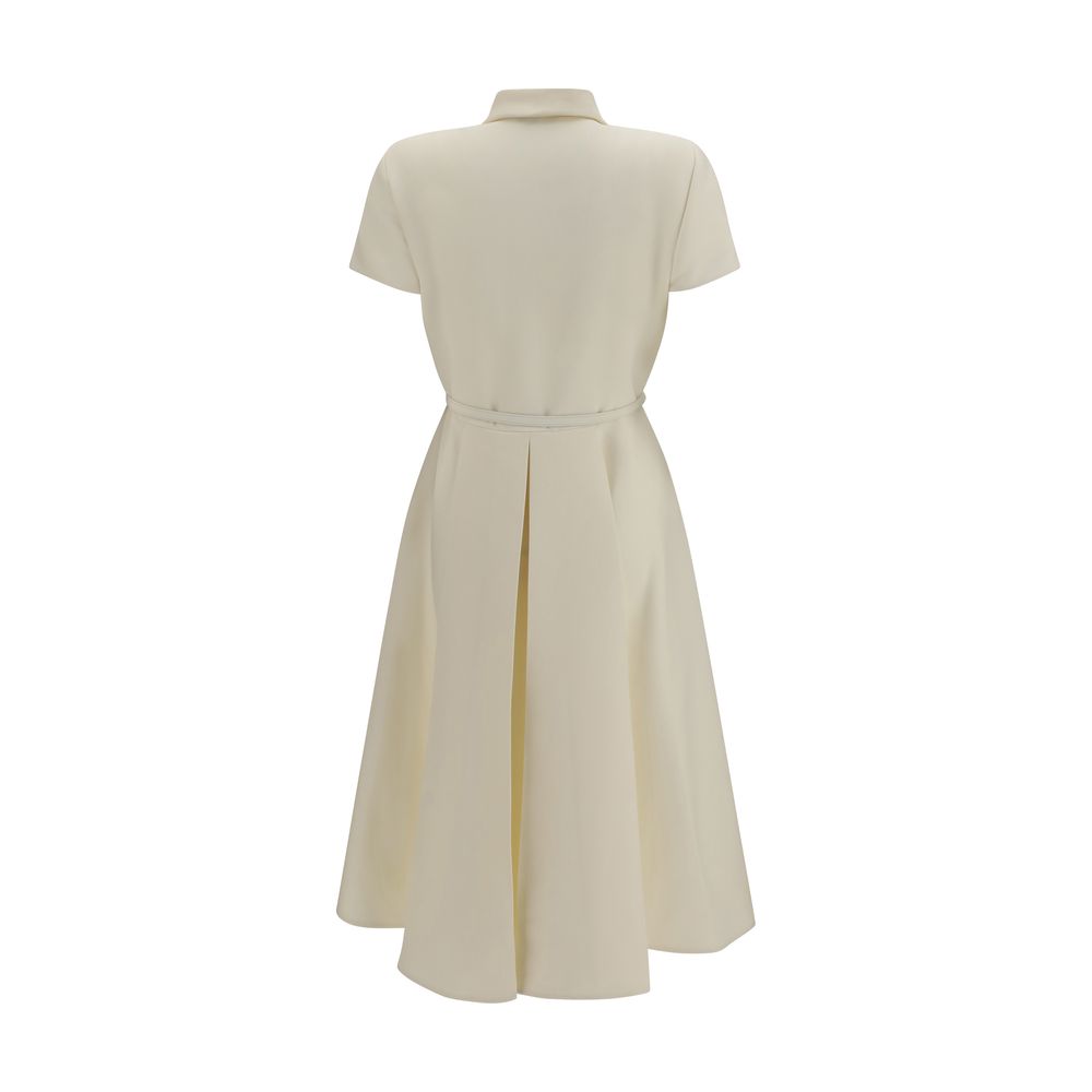 Robe décontractée Fendi en laine beige Oves Aries