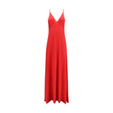 Robe décontractée en soie multicolore Fendi