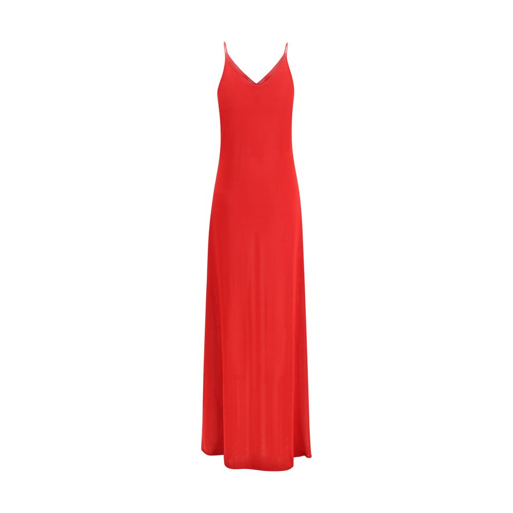 Robe décontractée en soie multicolore Fendi