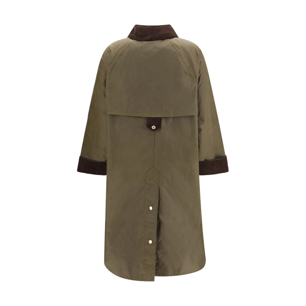 Manteau Barbour bicolore en coton
