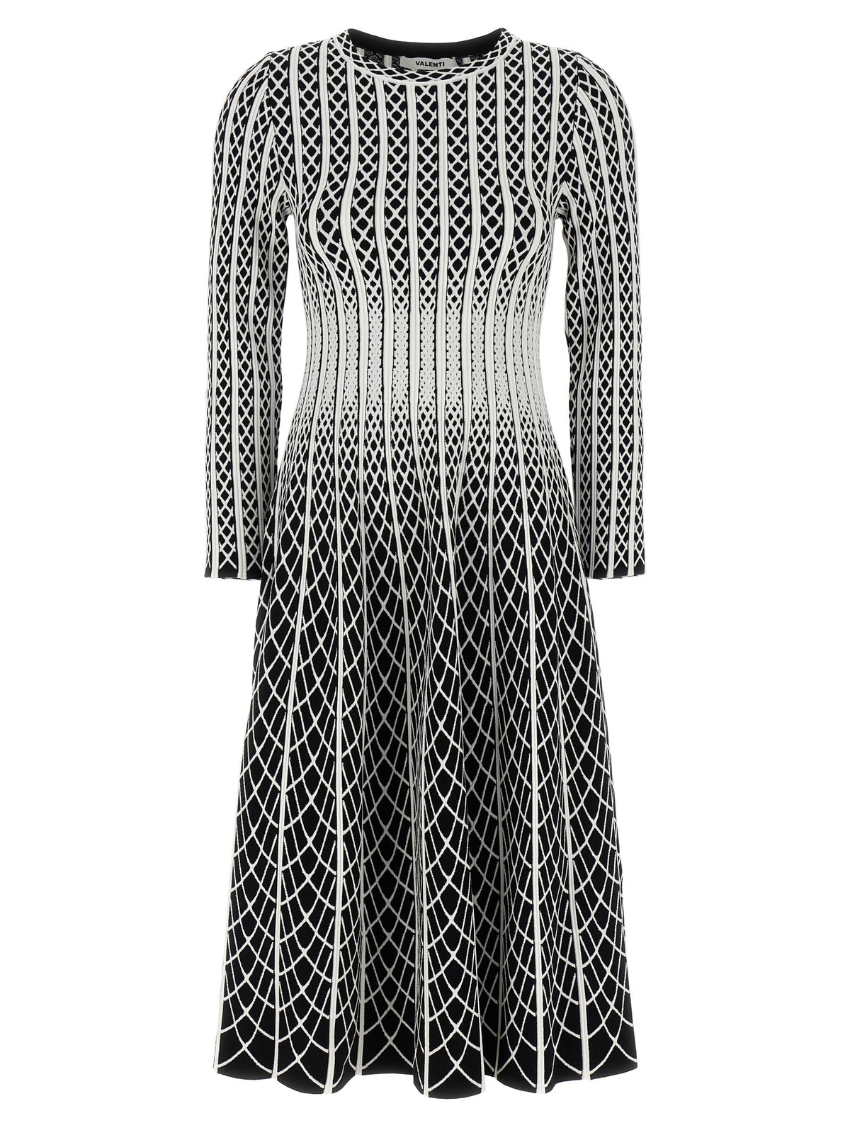 Jupe midi bicolore en viscose ANTONINO VALENTI