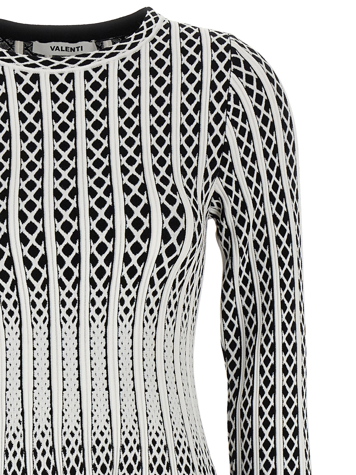 Jupe midi bicolore en viscose ANTONINO VALENTI