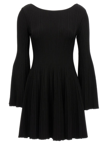 ANTONINO VALENTI Black Viscose Mini Skirt