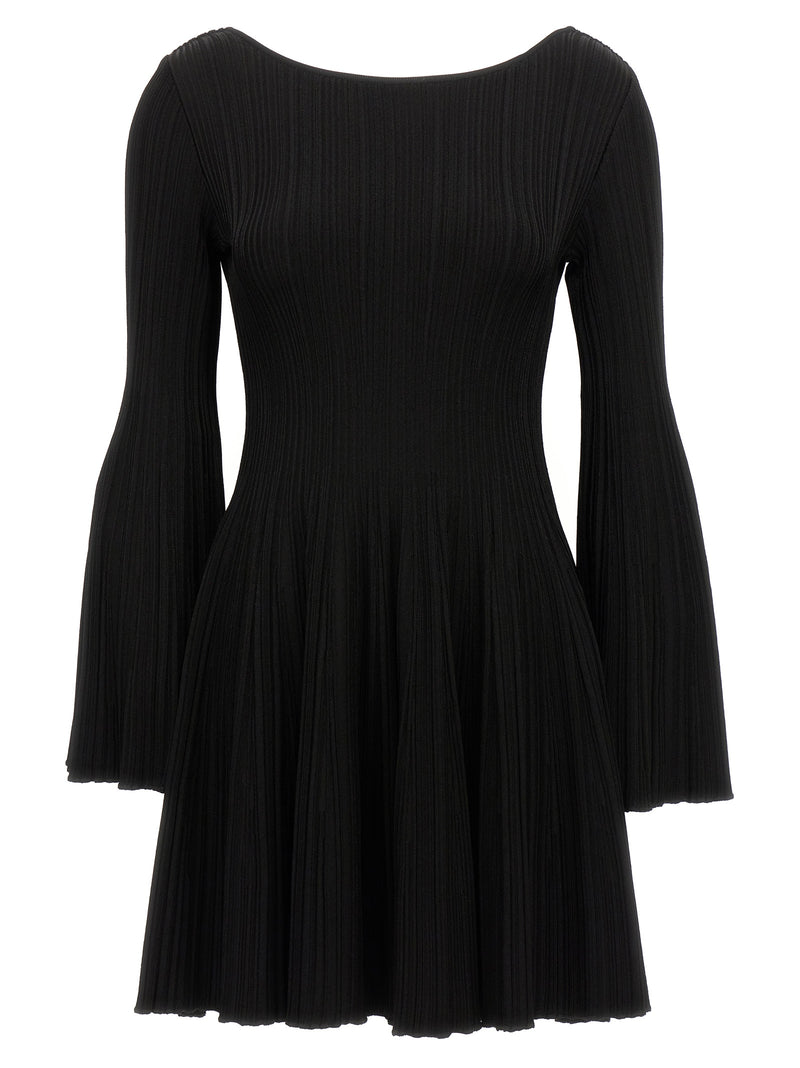 ANTONINO VALENTI Black Viscose Mini Skirt