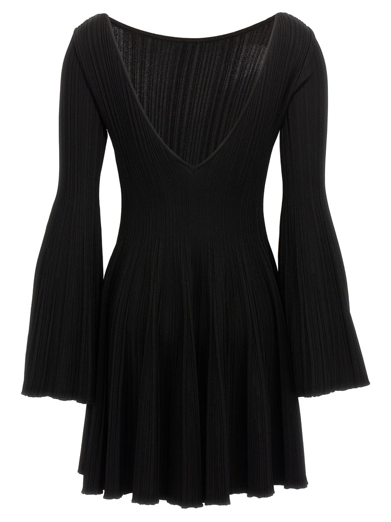ANTONINO VALENTI Black Viscose Mini Skirt