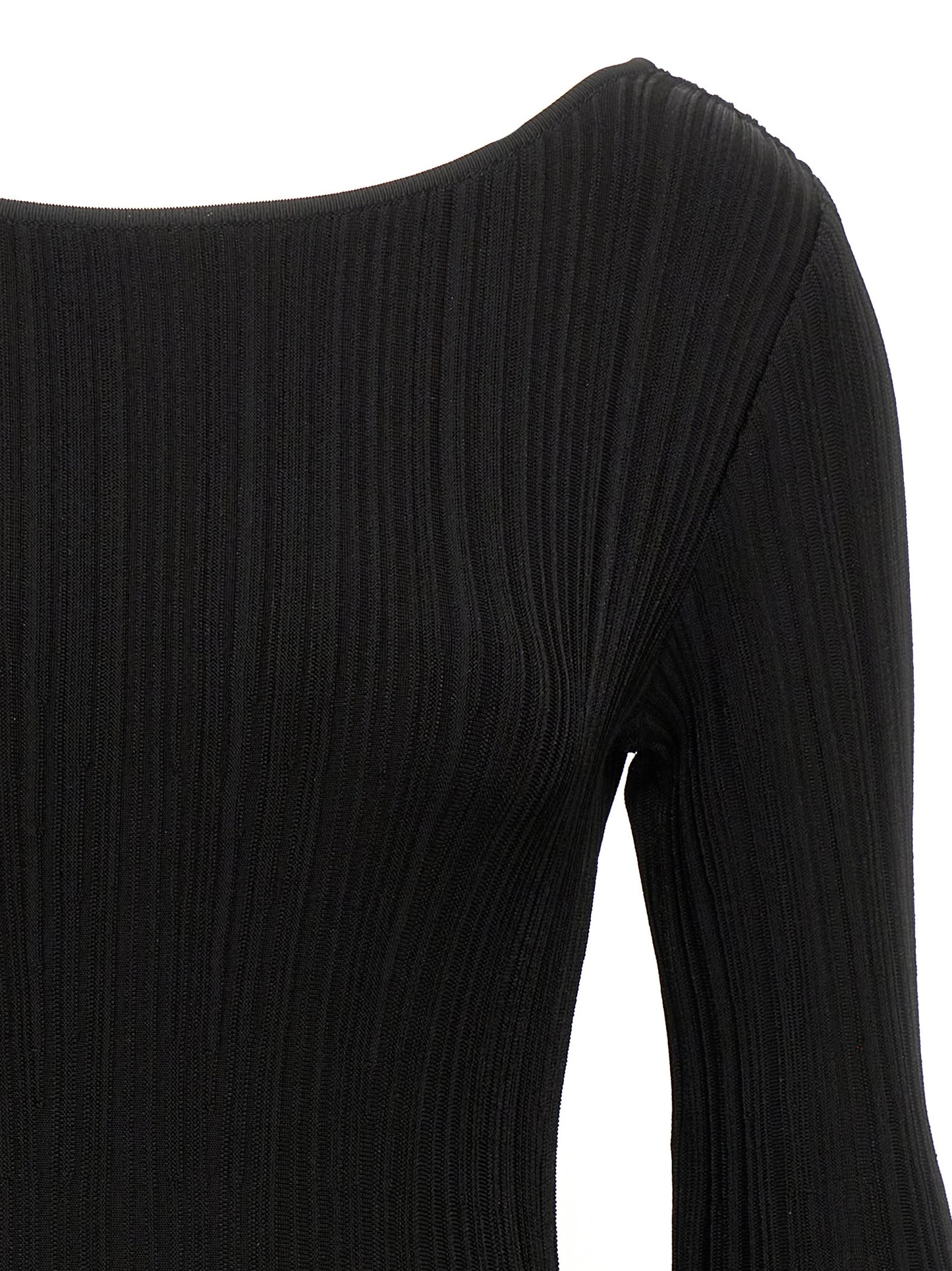 ANTONINO VALENTI Black Viscose Mini Skirt