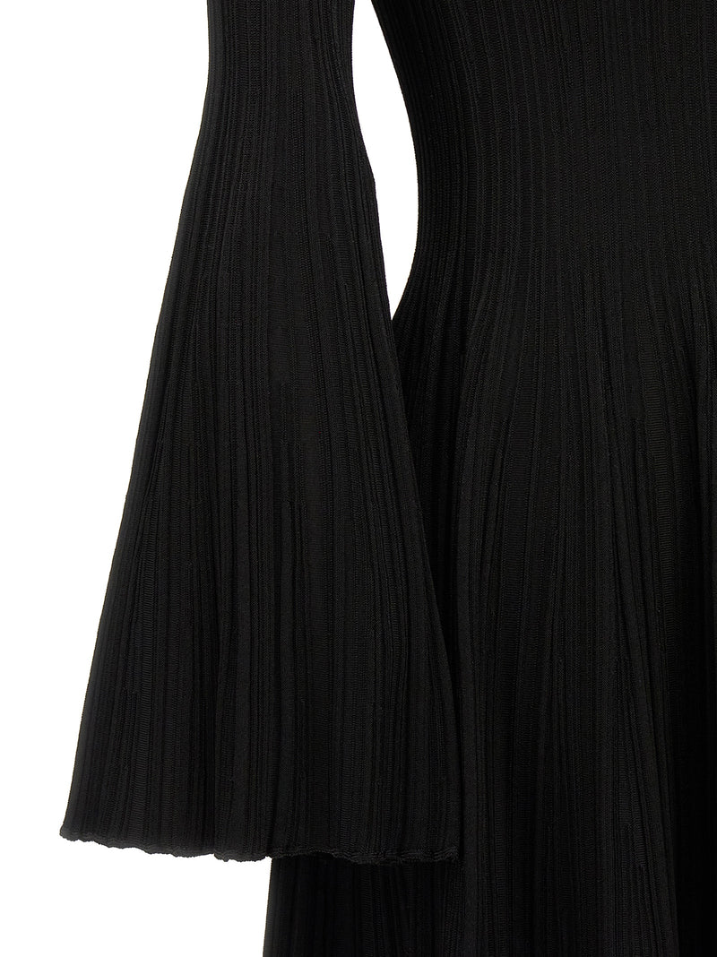 ANTONINO VALENTI Black Viscose Mini Skirt