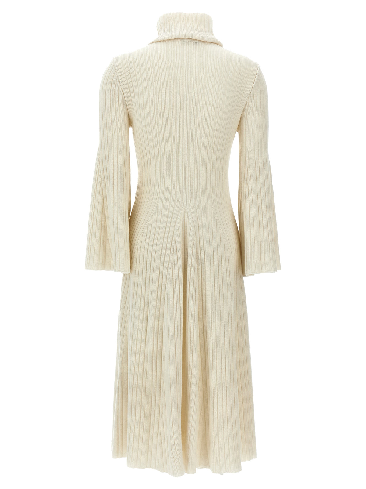 Jupe midi ANTONINO VALENTI en cachemire blanc
