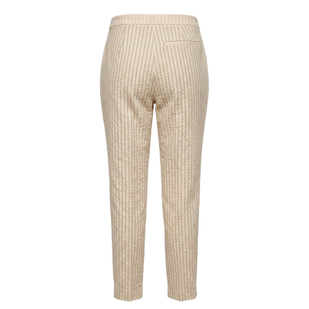 Pantalon Femme Trussardi en Viscose Beige