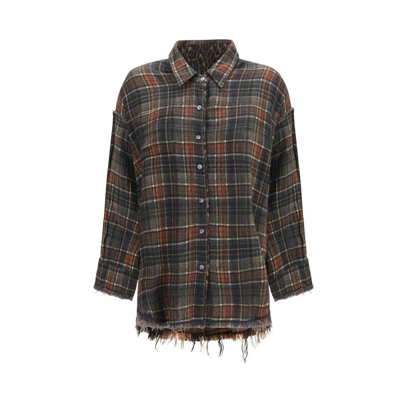 R13 Multicolor Cotton Pattern Shirt