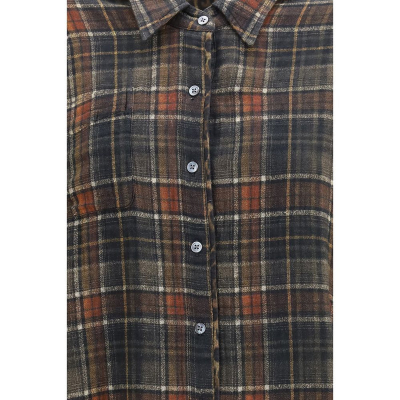 R13 Multicolor Cotton Pattern Shirt