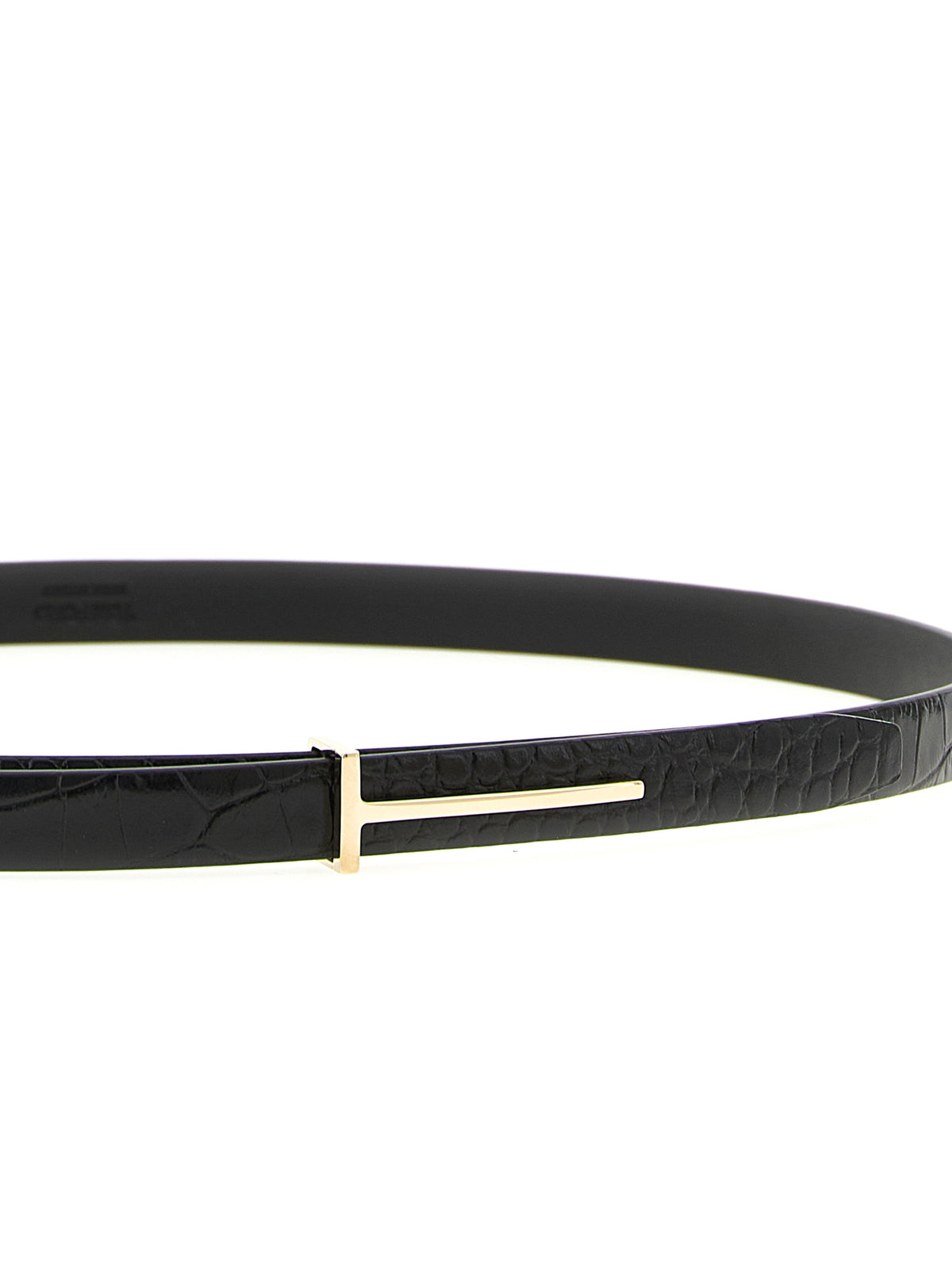 Ceinture Tom Ford en veau noir