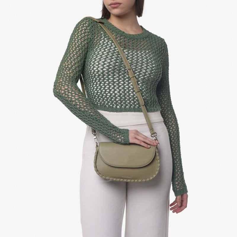 MIRIADE Bicolor Polyethylene Crossbody Bag