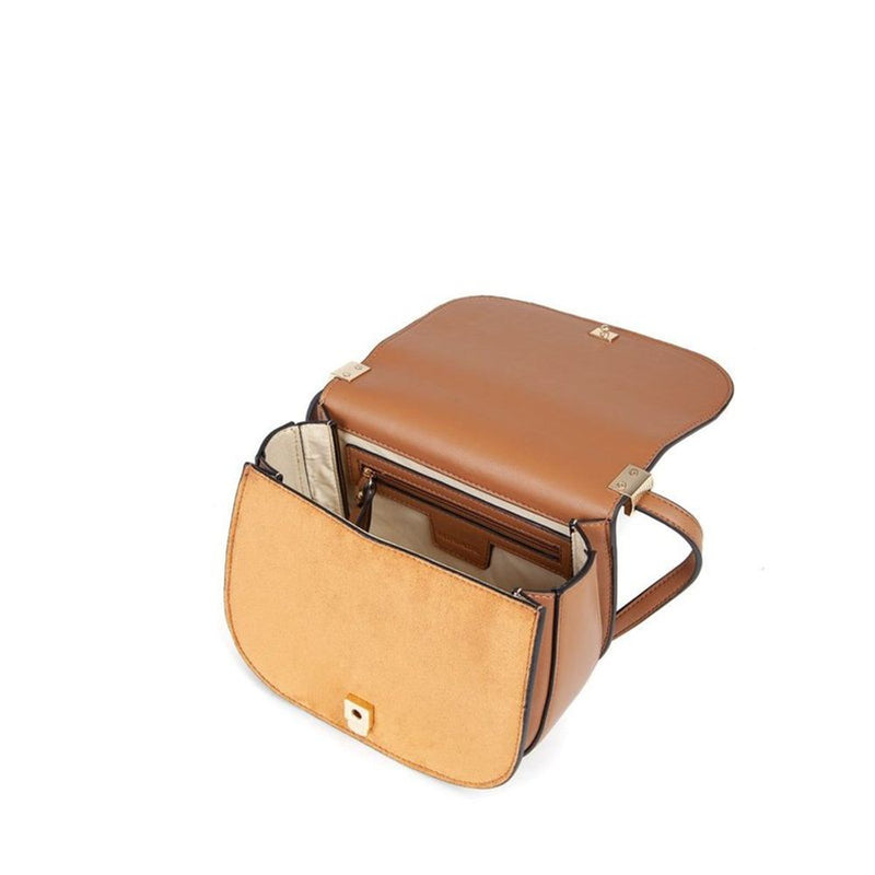 MIRIADE Black Polyester Crossbody Bag