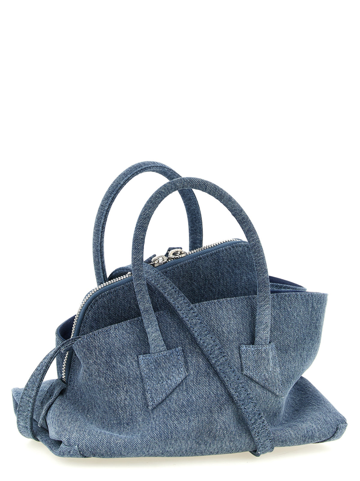 Sac à main The Attico en coton bleu