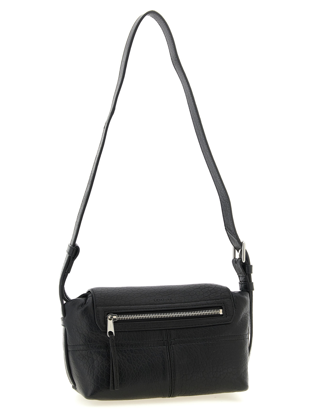 Sac bandoulière Lemaire en cuir de veau noir