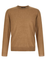 Cardigan en cachemire marron ZANONE