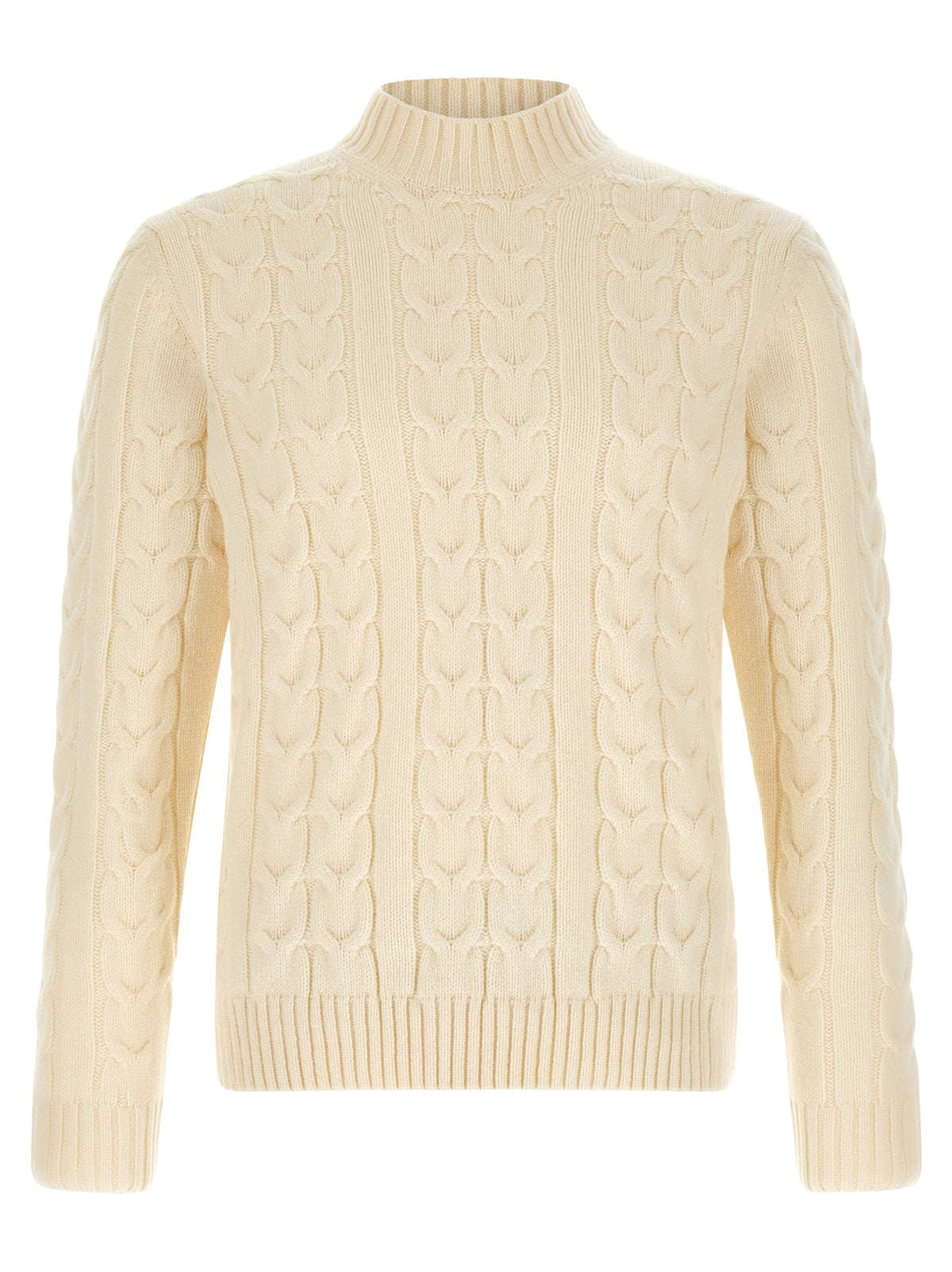 Cardigan ZANONE en laine vierge blanc