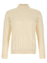Cardigan ZANONE en laine vierge blanc