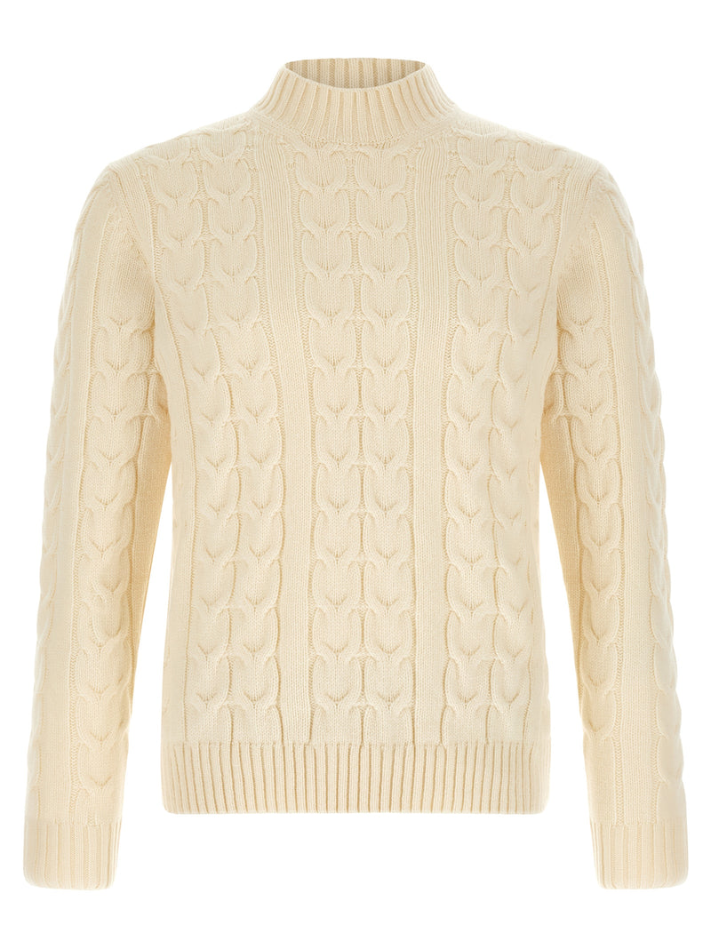 ZANONE White Virgin Wool Cardigan